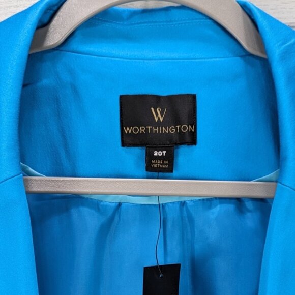 NWT Worthington Fresh Blue Blazer - Picture 4 of 9